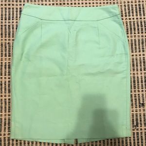 Aqua J Crew Pencil Skirt